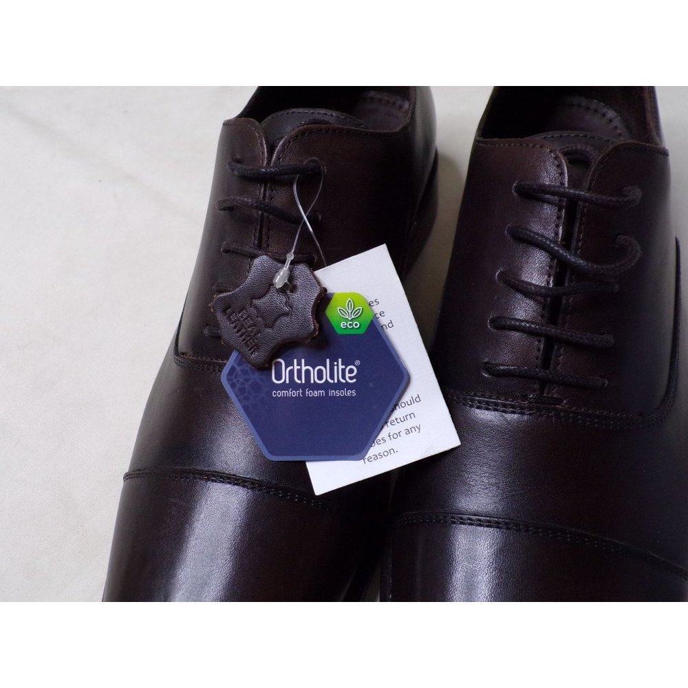 🆕 ANTHONY VEER Mens Essentials Clinton Welted Oxford Shoes Leather 12 Espresso - Picture 9 of 12